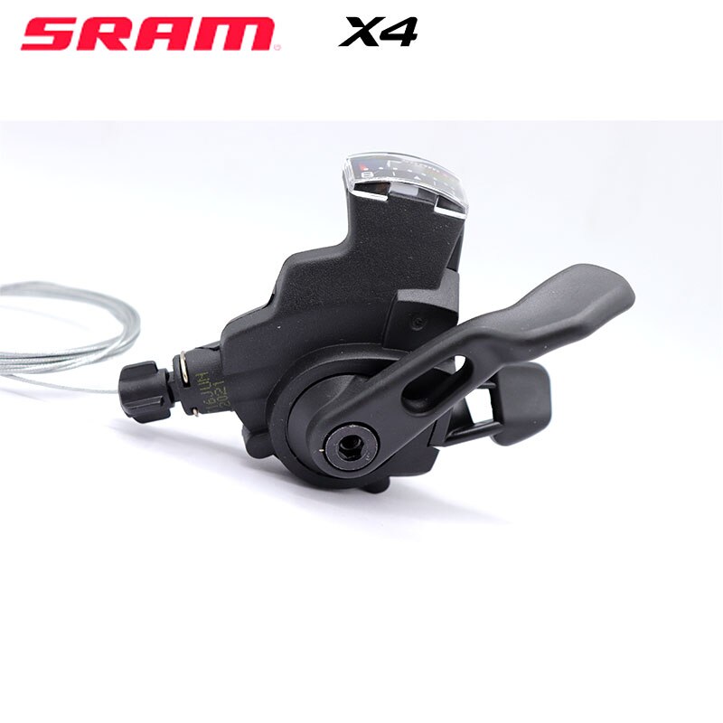 Sram X4 Mtb Fiets Groepset Trigger Shifter Lever 8S 8Speed Met Venster Achterderailleur Midden Kooi 9S 8S 7S Zwart Fiets Kid