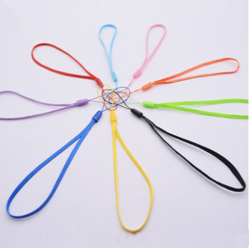 10PCS Hand Handgelenk Lanyard Gurt String für Telefon IPhone 7 8X6 USB-Sticks Schlüssel Schlüsselanhänger ID name Tag Abzeichen Halter