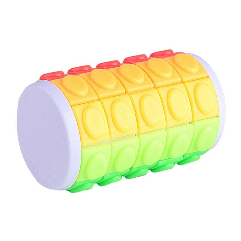 Kleur Cube Decompressie Speelgoed Cilindrische Cube Speed Twist Puzzel Kind Educatief Speelgoed Baby Spel