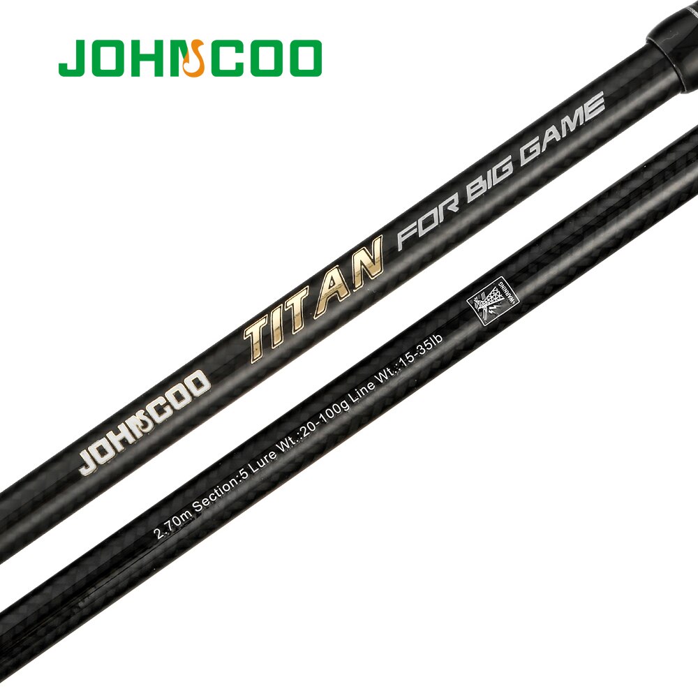 Spinning/Casting Fishing Rod 20-100g Telescopic Carbon Rod Big Game Rod For Catfish Rod