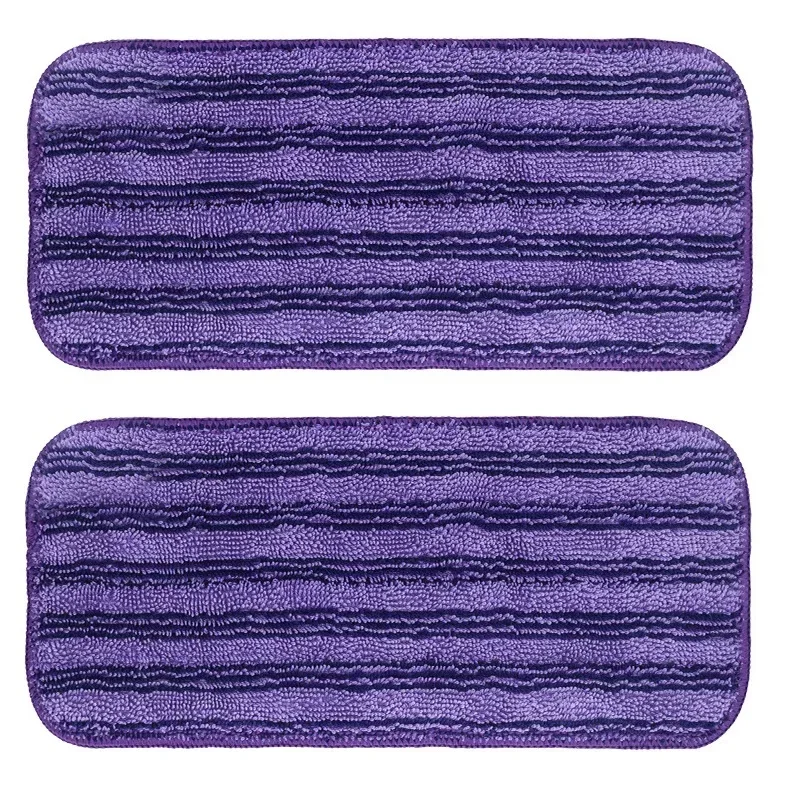 Reusable Microfiber Mop Pads for Swiffer Wet Jet, Wet and Dry Pad, Household Dust Cloth, Cleaning Accessories, 2Pcs: PURPLE