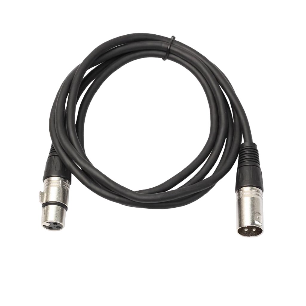10x Black XLR Microphone Cable,6 FT XLR Male to Female Balanced 3-Pin Mic Cables
