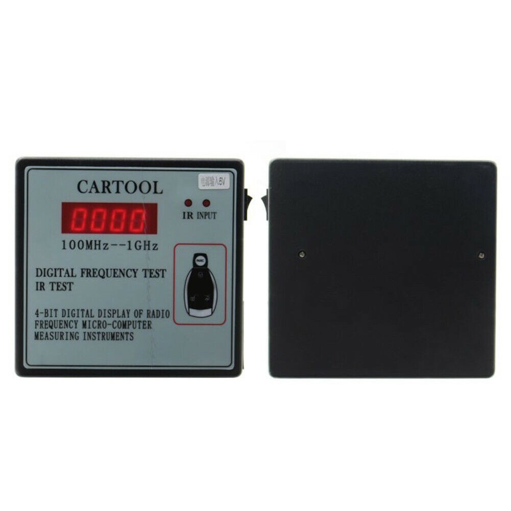 Universal Digital Gauge Frequency Tester Meter Portable Measuring Instruments Infrared Remote Key Detector 100MHz-1GHz Tool Car