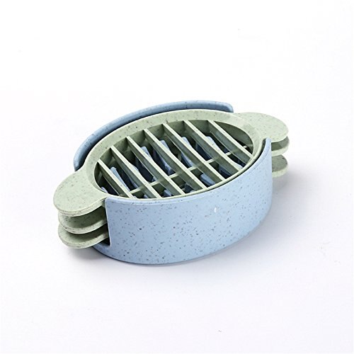 Ei Slicer Cutter Ei Koken Tool Multifunctionele Tarwe Stro Mold Cutter Artefact Gadgets Keukengerei: Blauw