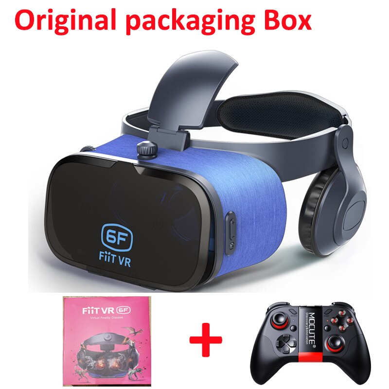 NEUE! Original FIIT VR virtuell Wirklichkeit brille 3D Gläser google karton mit Headset Stereo Kasten Für smartphone 4,7-6,0 zoll: VR mit Regler B