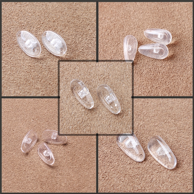 Pehmeät nenätyynyt silmälaseihin silikoniset nenätyynyt silmälaseihin aurinkolasien ruuvit