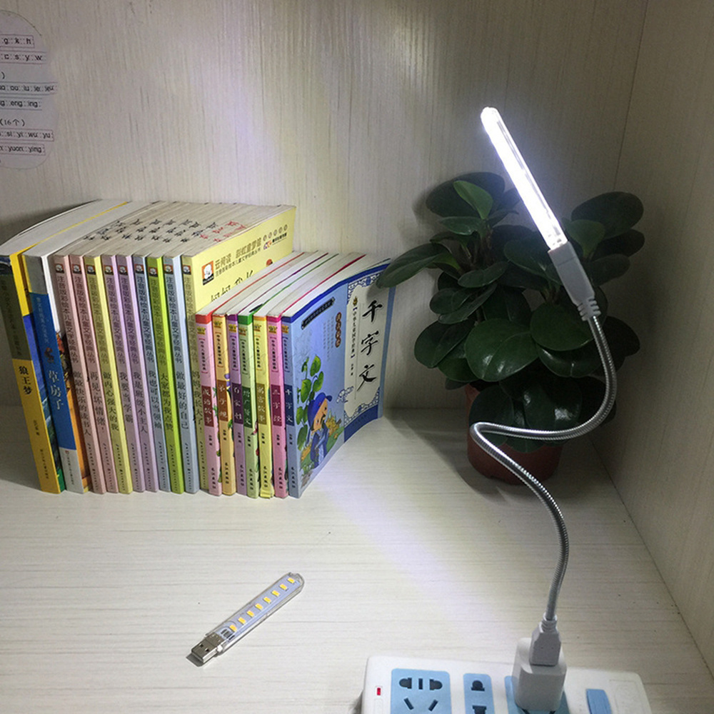 Mini 5v usb led natlys bærbar berøringssensor bordlampe bog læselommelygte natlys til powerbank laptop lampe