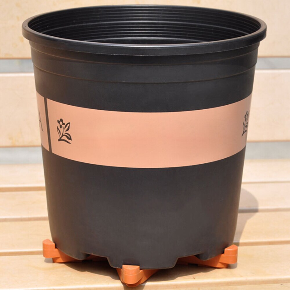 Potted Plant Stand Removable Tray Universal Flower Pot Rack Holder Pot Toes for Indoor Outdoor Gardening Plant Container 12pcs