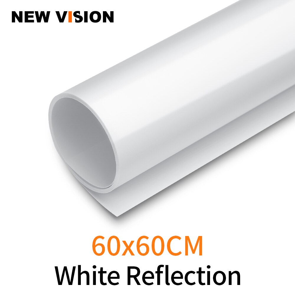 Wit 60X60 cm 24*24 inch Fotografieachtergrond Papier Matte Reflectie PVC Vinyl Naadloze Achtergrond Naadloze Water-proof