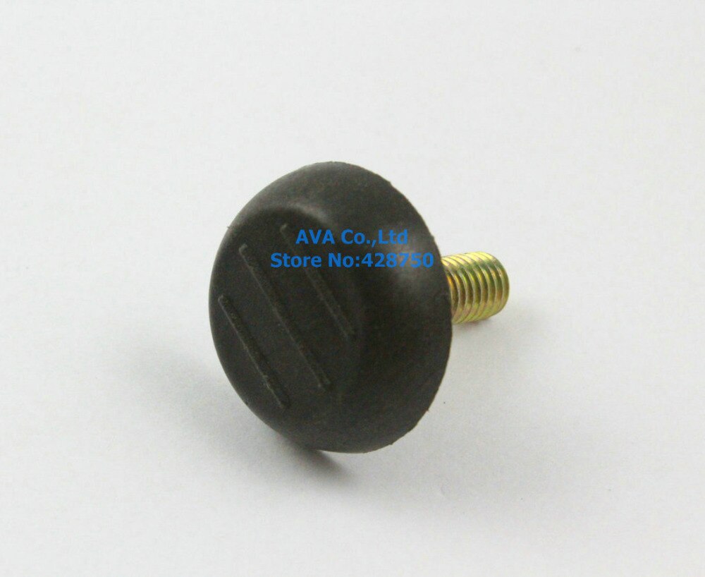 20 svarta  m6 x 20mm skruvar  , 23mm bas justerbara möbelben bordsjusteringsfötter