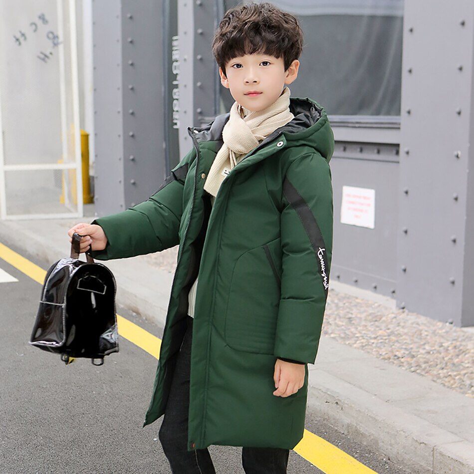 Parka para niños de-30 grados, chaquetas de invierno, ropa para niños grandes, Abrigo acolchado de algodón cálido, prendas de vestir exteriores gruesas,: 1 / 3T