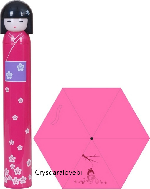 Parapluie pliant pour fille, Kimono traditionnel, jolie bouteille japonaise, nouveauté: 13