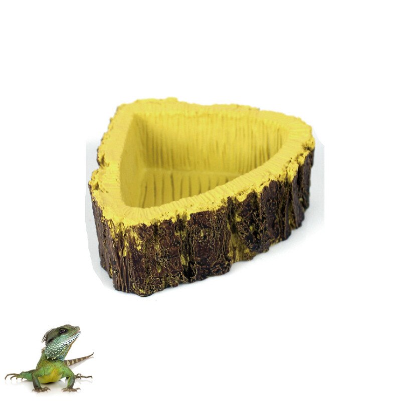 Reptile Water Dish Food Tray Bowl Pool Amphibians Tortoise Snake Lizard: Type2
