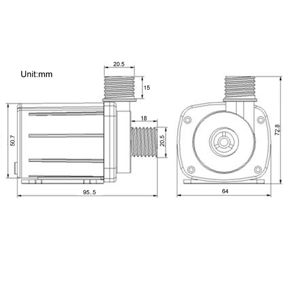 12V 24V DC Brushless Water Pump 1800-3000L/H 4.2-8M Booster Water Pressurization Pump Submersible +Speed Controller SR-1000B3