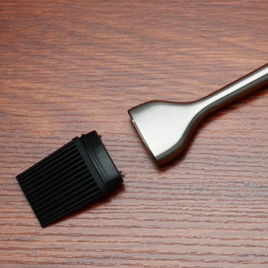 Silicone Basting Brush BBQ Grill Oil Sauce Brush Stainless Steel Handle Pastry Brush Butter Bread Brush BBQ Kitchen Accessories