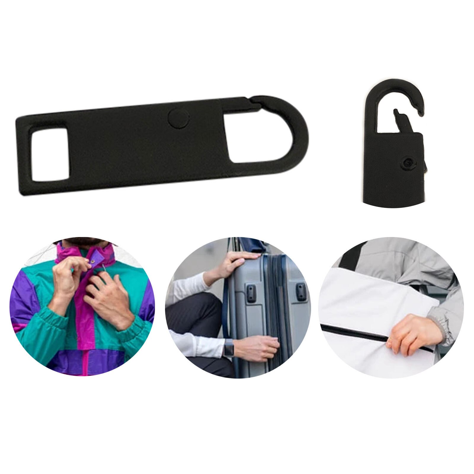 Universal Detachable Zipper Puller Kit Detachable Multifunctional Zipper Puller Mini Zipper Holder Replacement Zipper Zipper Kit