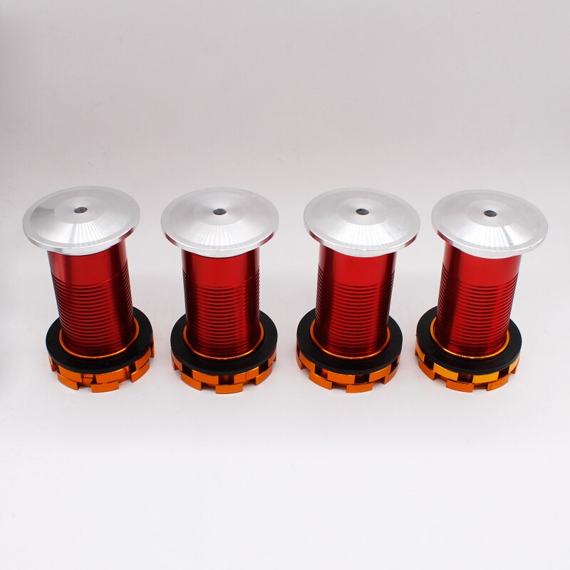 DEFT Aluminum Coilover Springs Kit For Honda Civic 88-00 Red Available Coilover Suspension Springs High Performance Adjustable