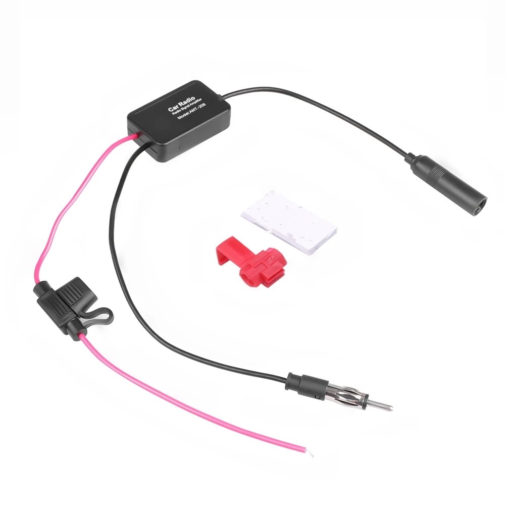ANT-208 12V Car Automobile FM AM Radio Signal Amplifier Aerial Antenna Auto FM Antenna Booster Windshield for Car Boat Amplifier