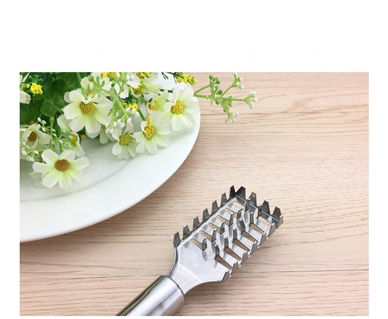 1pc keukenreiniging vishuid roestvrij staal visschubben borstelverwijderaar reiniger ontkalker huidverwijderaar schubbenverwijderaar zeevruchtenprikkers  ok 0950