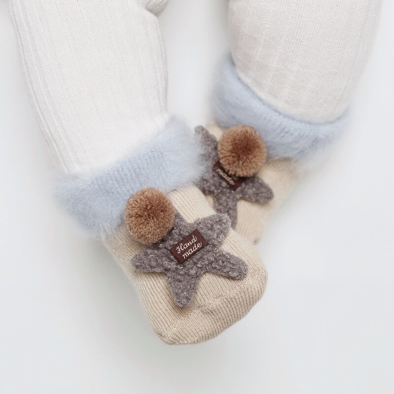 Babysokjes Herfst En Winter Fluwelen Warme Baby Boy Meisjes Sokken Cartoon Peuters Sokken Doseren Borstel Antislip Kinderen sokken: 6 / M12-24Months