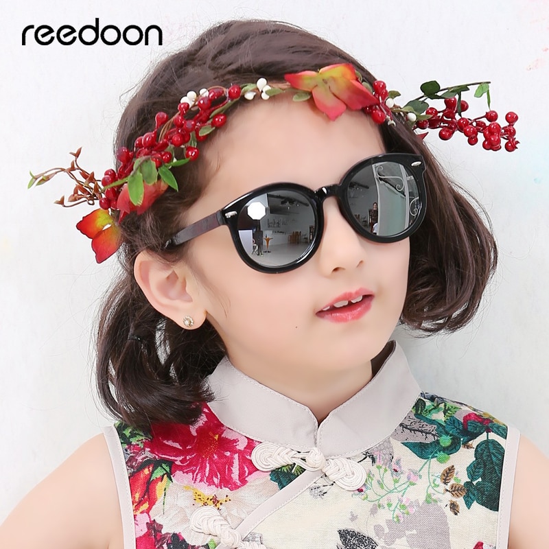 Reedoon Kids Sunglasses Polarized HD Mirror Lens UV400 PC Frame Baby Sun Glasses Cute For Child Girls Boys