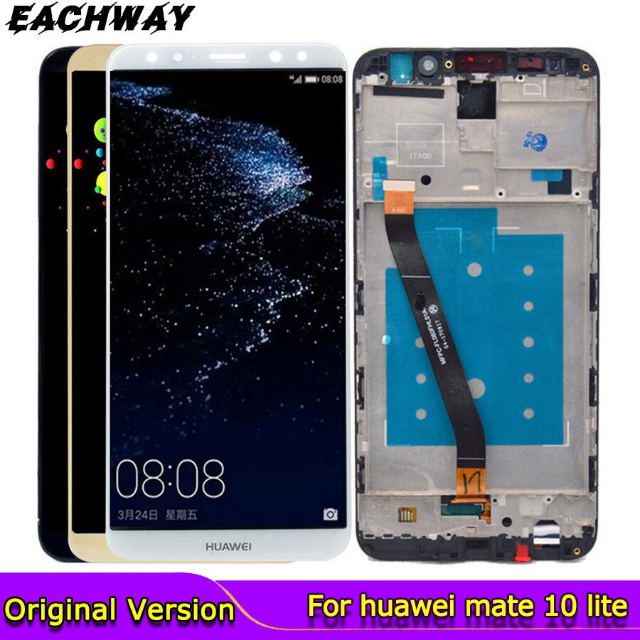 Pantalla Voor Huawei Mate 10 Lite Display Touch Screen Digitize Voor Huawei Mate 10 Lite Lcd Mate10 Lite Rne L01 l02 L03 L21 L22
