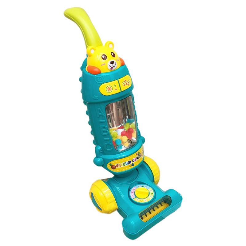 1 unidad aspiradora juguetes de limpieza para niños juguete para juego de imitación Casa de Juego Mini simulación de electrodomésticos Juguetes: Azul
