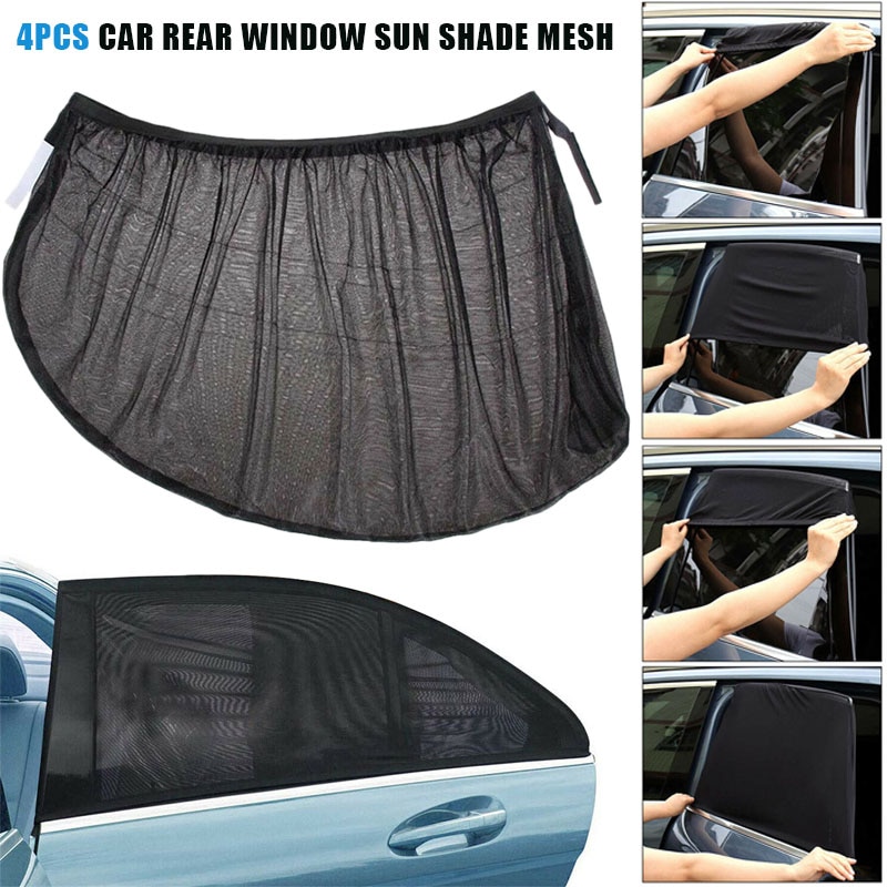 E34 Rear Window Sunblind Car Rear Window Sun Shade Meshes Polyester Blind R... – Grandado