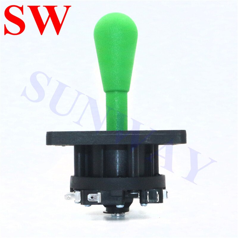 2 stks/partij CONCURRENTIE ARCADE FIGHTER 4/8 MANIER JOYSTICK HAPP stijl joystick/Amerikaanse arcade joystick voor ARCADE JAMMA Machine Deel: green