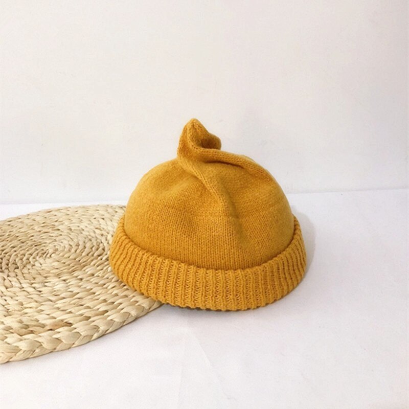 Gebreide Kinderen Beanie Muts Baby Baby Jongen Meisje Hoed Warm Kinderen Baby Herfst Winter Meisjes Hoed Voor Kids Peuter Muts motorkap Enfant: 2491yellow / adult(56-59cm)