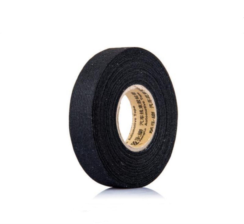 1Pc 19Mm X 15M Isolatie Tape Tesa Coroplast Adhesive Doek Tape Voor Kabelboom Kabelboom Hoge temperaturen Tape