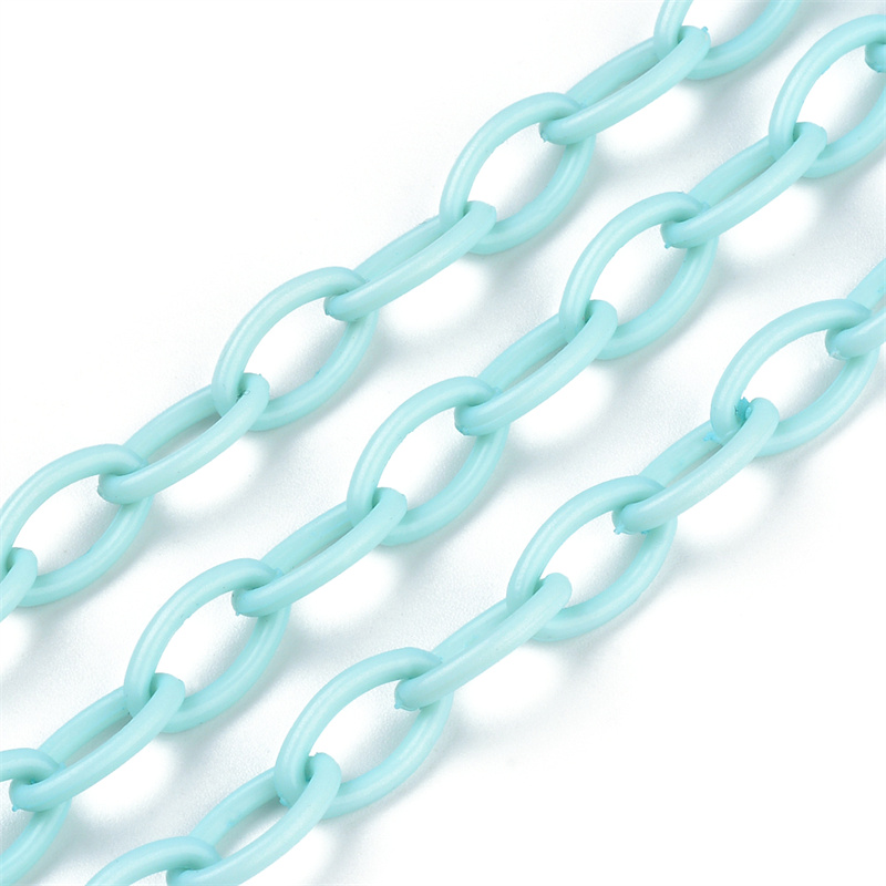 10pz Macaron catena creazione di gioielli accessori collana fatta a mano braccialetto corda catena di plastica colori isolati risultati dei gioielli: Viola