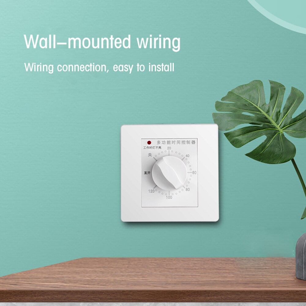 Mechanical Timer Switch AC 220V 20/60/120 Minutes Intelligent Timer Switch Controller Countdown High Power Timing Control Tools