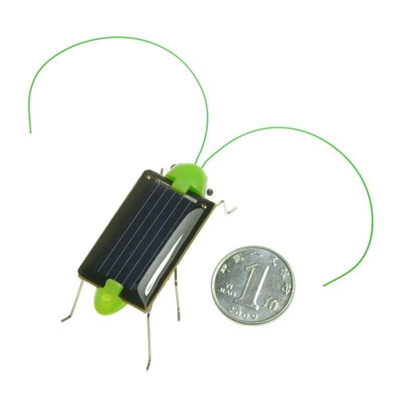 Solar Sprinkhaan Insect Bug Moving Toy, Mooie Grappige Mini Solar Toy Insect Onderwijs Fun Gadget Speelgoed