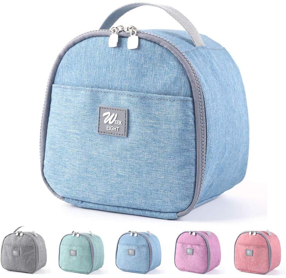 Tragbare Isolierte Thermische Kühler Lunch Box Bento Tote Tasche Fall Picknick bolsa termica mittagessen tasche lebensmittel tasche für frauen männer kid