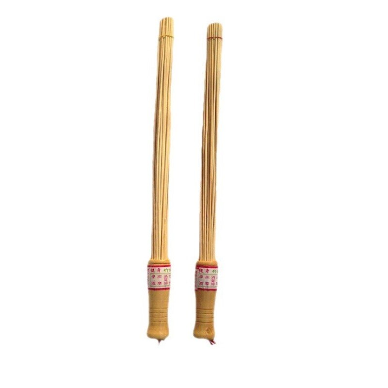 1Pc Natuurlijke Bamboe Pat Fitness Sticks Massage Ontspanning Masseur Hamer Stok Sticks Fitness Pat Milieu Houten Handvat