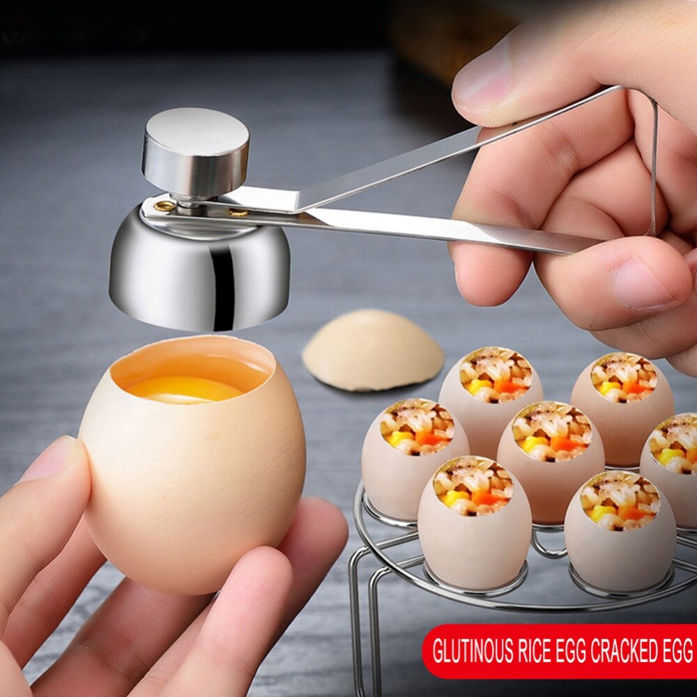Egg Scissors Stainless Steel Topper Shell Cutter Opener Boiled Raw Egg Open Kitchen Accessories