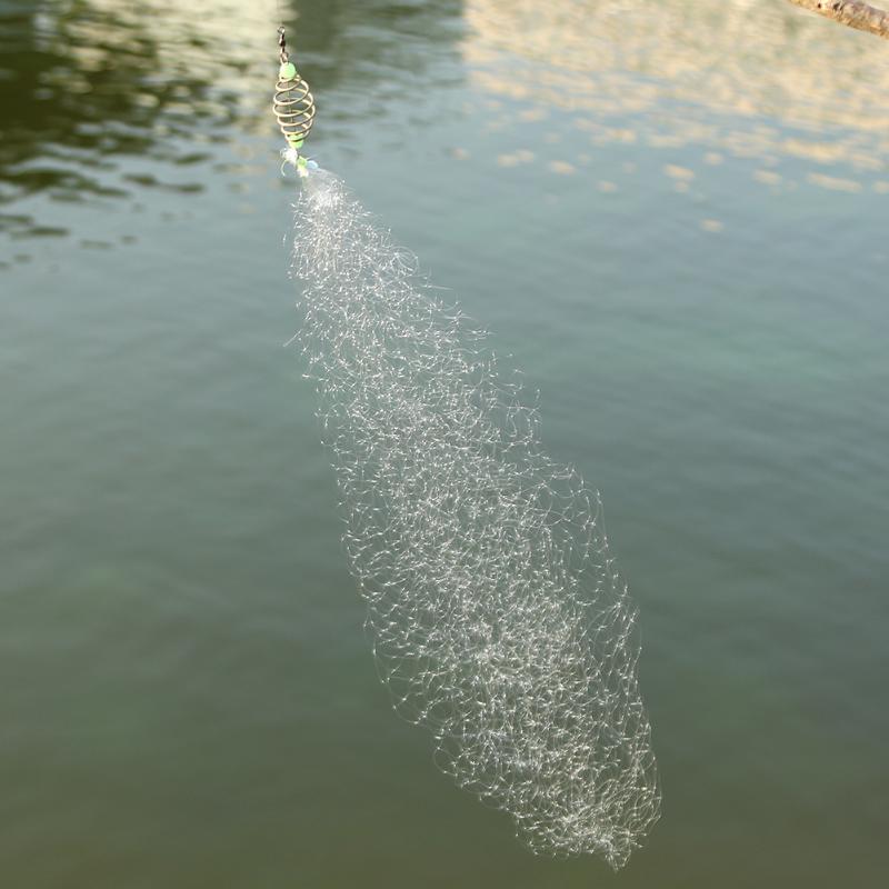 Malla de pesca con resorte de cobre Shoal duradera, cuentas luminosas, rodamiento de bolas, Conector de anillo sólido, herramientas de aparejos de Pesca giratorios