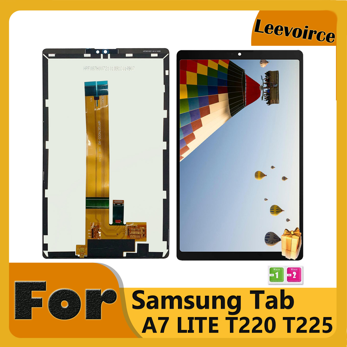 8.7'' LCD Original For Samsung Tab A7 Lite SM-T220 SM-T225 T220 T225 LCD Display With Touch Screen Display Assembly Tested