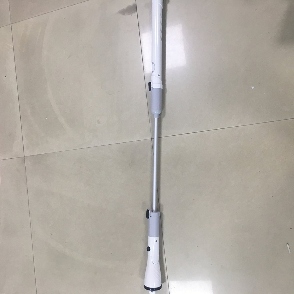 Wireless Electric Cleaning Brush Rotate Mop Automatically Silicone ABS Aluminum Long Handle Telescopic Home Use: Dark Grey / EU