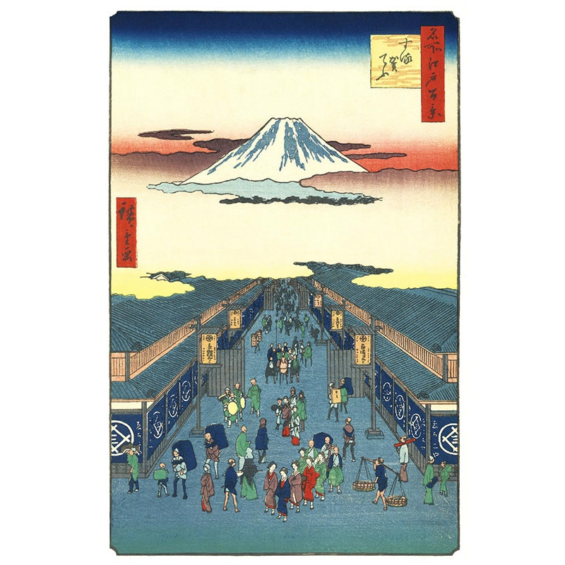112 Pcs/set Ukiyo-e Art Postcard By Hiroshige Utagawa Ukiyoe Vintage Postcards Set Greeting Card 153 x110mm