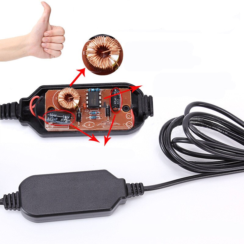 mini/micro usb poort draad kabel auto-oplader kit voor camera recorder dvr exclusieve voeding doos