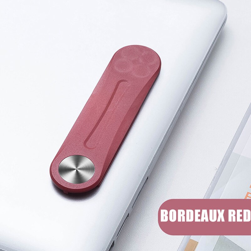 LOVEBAY Laptop Screen Support Holder Dual Monitor Display Clip Plastic Sticky Magnetic Notebook Computer Expansion Bracket: Red