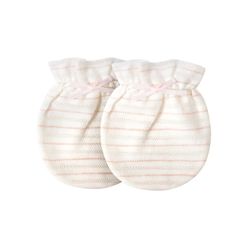 Baby Anti Krassen Handschoenen Pasgeboren Bescherming Gezicht Katoen Scratch Wanten Gxmb