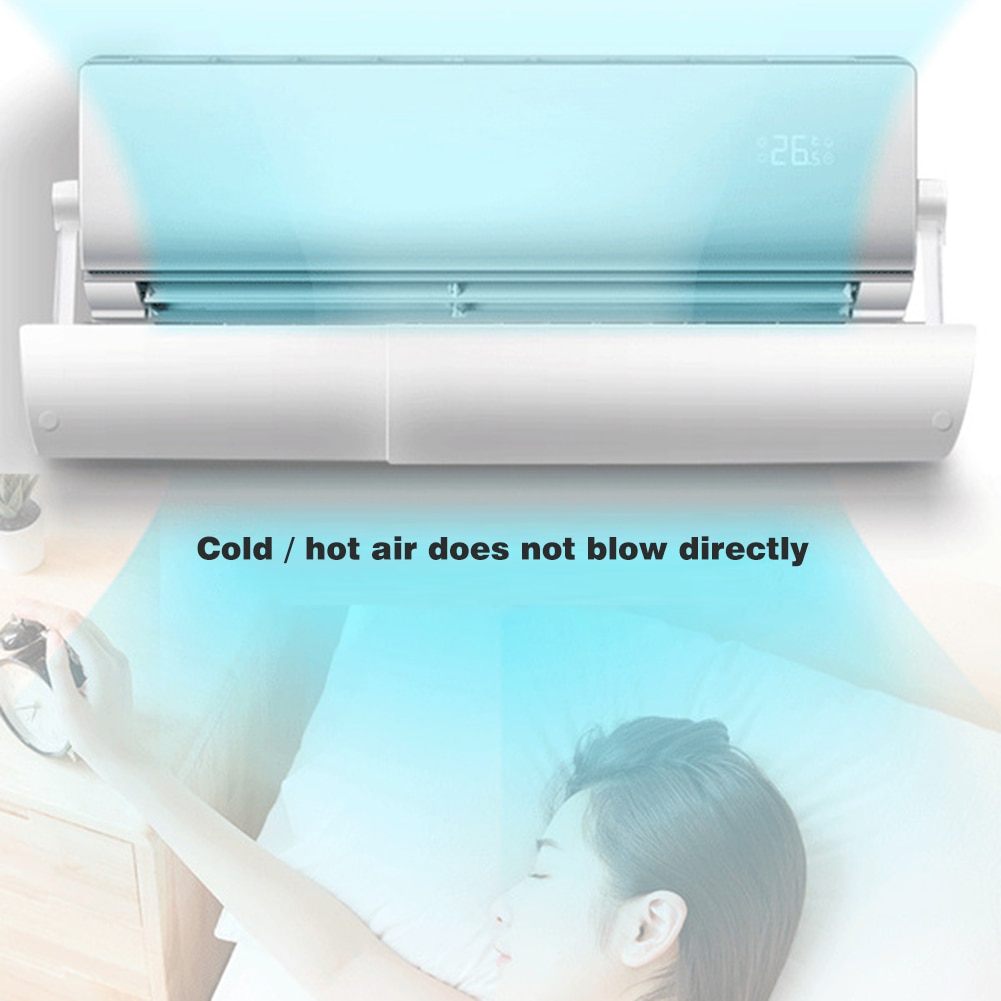 Schaalbare Airconditioner Baffle Voorruit Wind Deflector Airconditioning Cover Voor Huishoudelijke Slaapkamer Accessoires