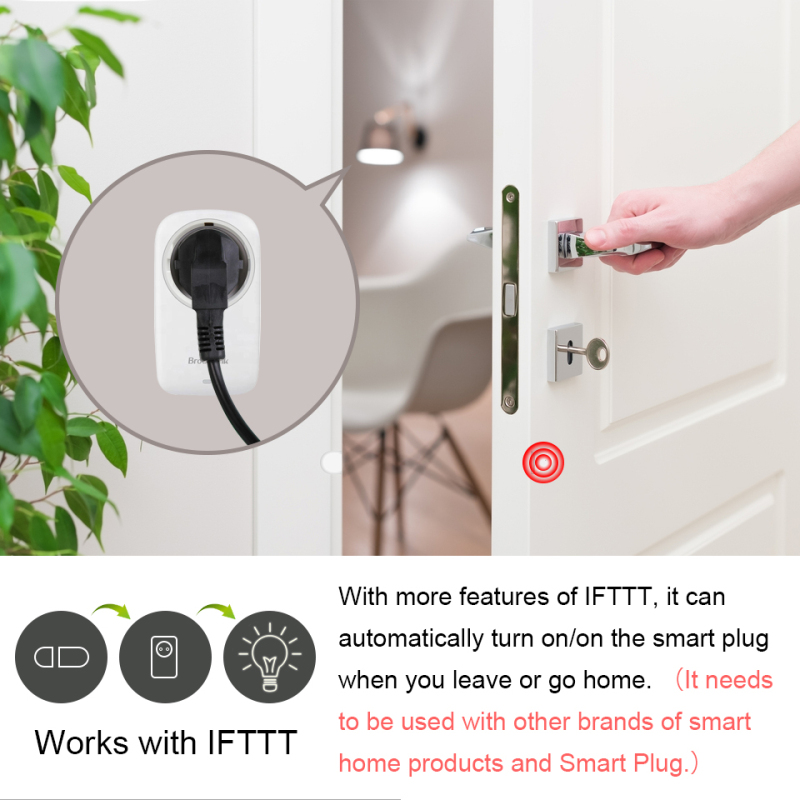 BroadLink SP4L Wifi Socket EU With Night Light Smart Home App Controle Voice Control By Alexa Google Home Automation