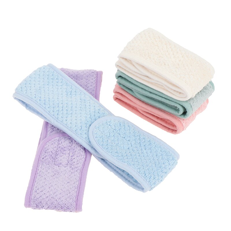 Verstelbare Brede Haarband Yoga Spa Bad Douche Make Wassen Gezicht Cosmetische Hoofdband Voor Vrouwen Dames Make-Up Accessoires