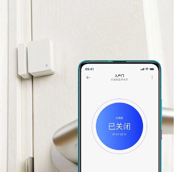 Xiaomi-Sensor de puerta y ventana Mijia 2 Original, Detector de alarma antirrobo de seguridad con conexión Bluetooth, para aplicación MI Home
