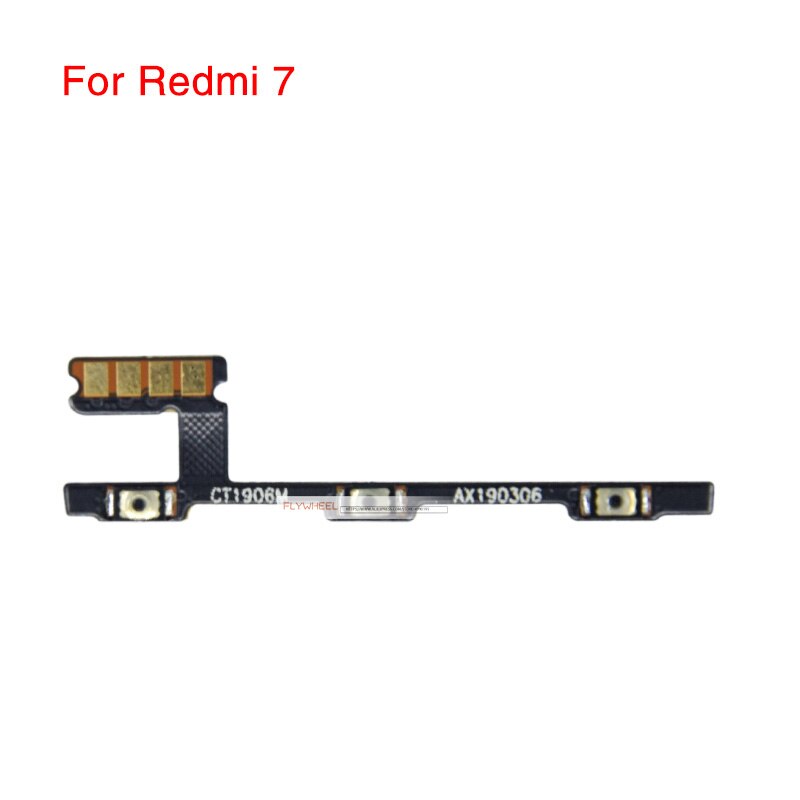 1pcs Power Button Flex Replacement For Xiaomi Redmi S2 3 3X 3S 4A 4X 5A 6A 7 5 Plus Note 5 6 Pro Mute Volume Control Side Switch: For Redmi 7