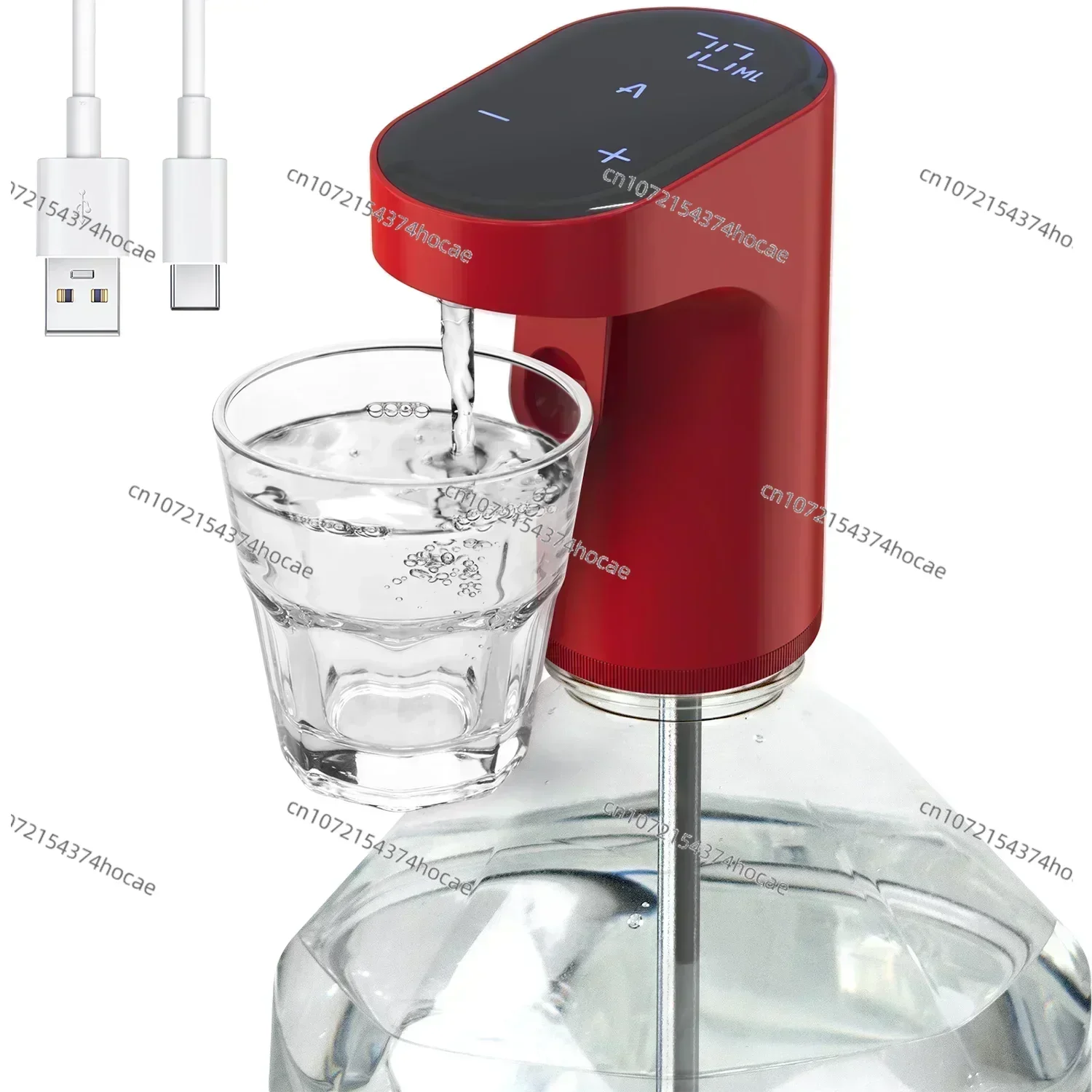 Mini carafe à vin automatique portable, aérateur de vin électrique, distributeur de vin, , 2024: Rouge